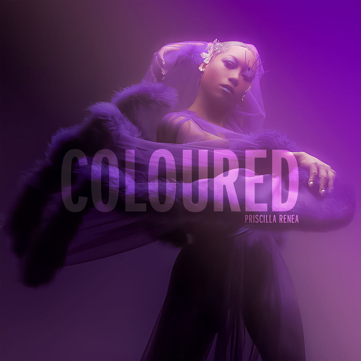 Priscilla Renea – Coloured vinyl record cover