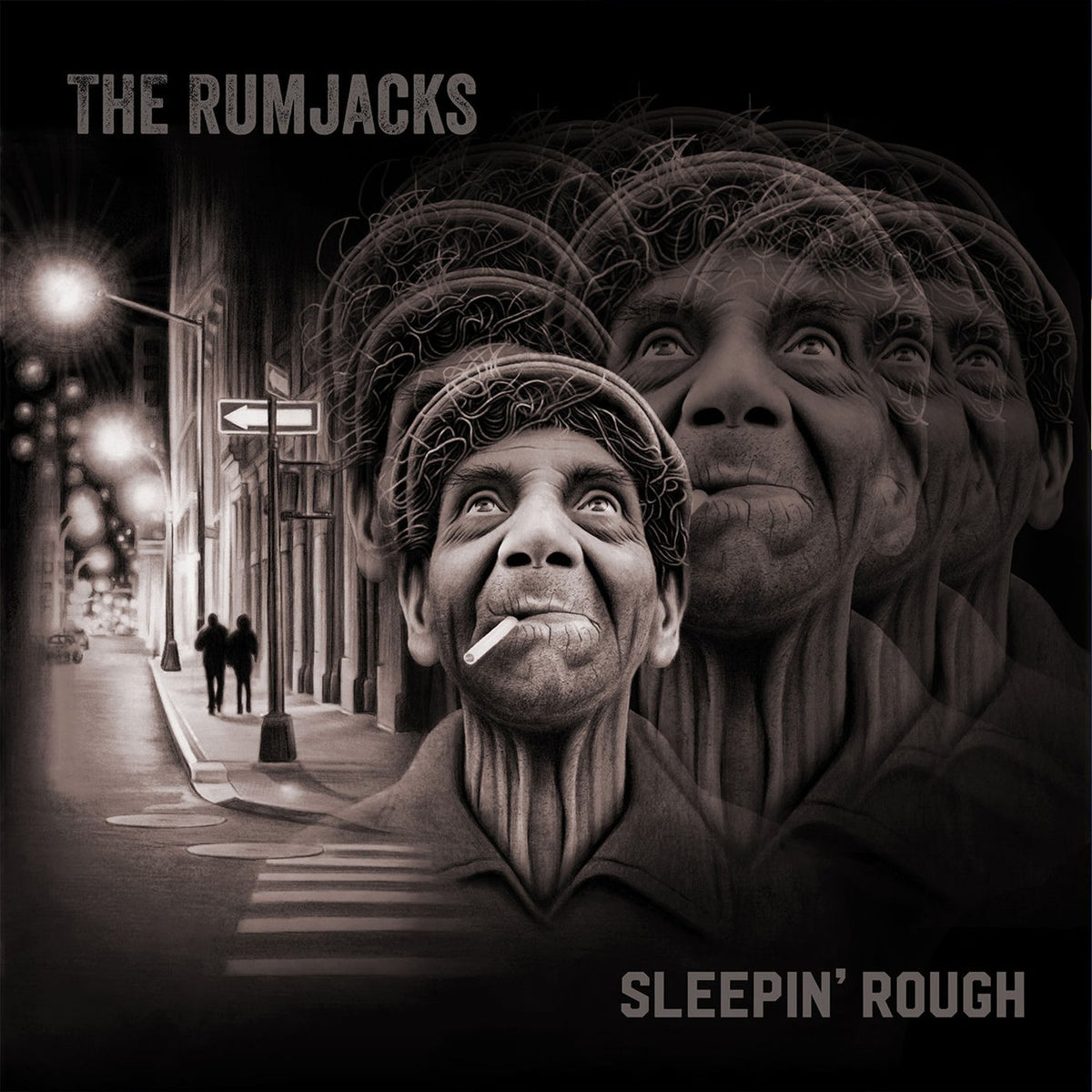 The Rumjacks – Sleepin' Rough vinyl cover