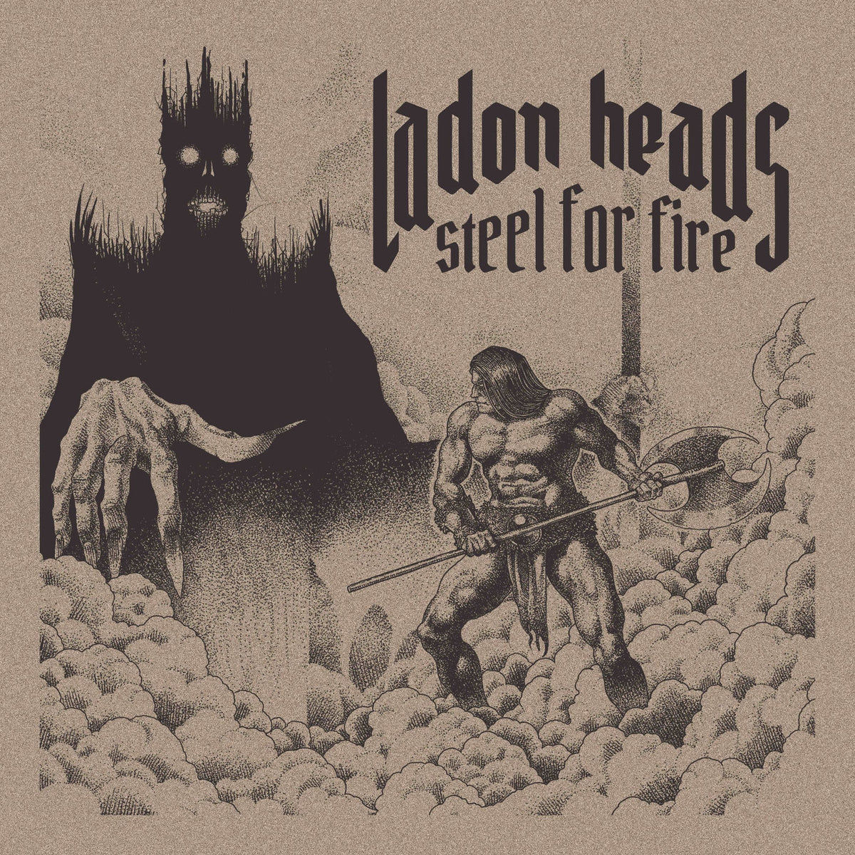 Ladon Heads – Steel For Fire vinyl record cover