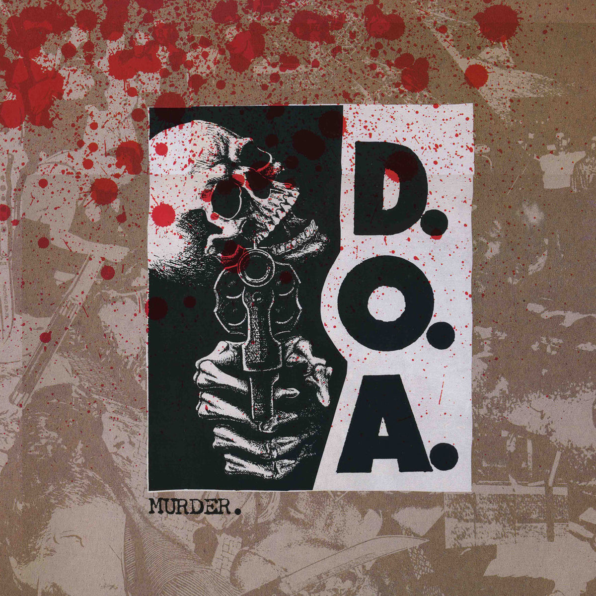 D.O.A. – Murder vinyl record cover