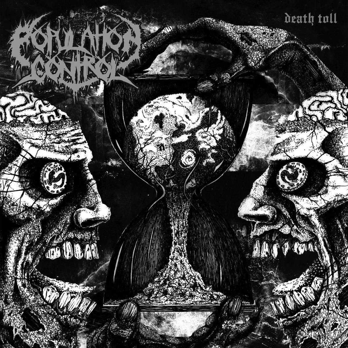 Population Control – Death Toll vinyl record cover