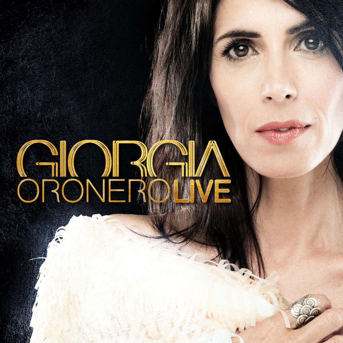 Giorgia – Oronero Live vinyl record cover