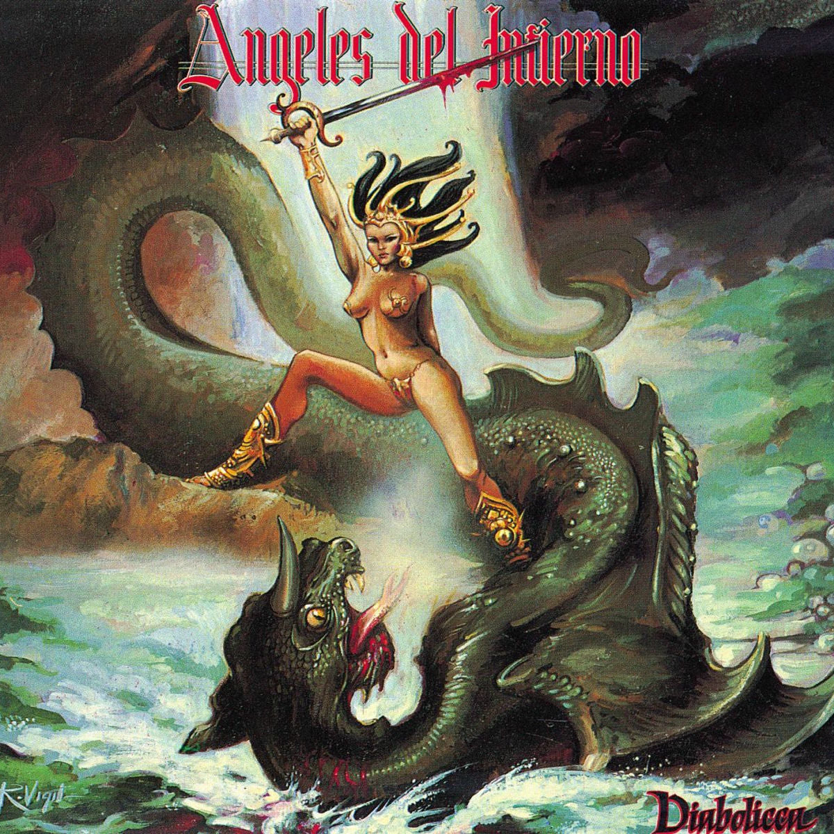 Angeles Del Infierno – Diabolica vinyl record cover