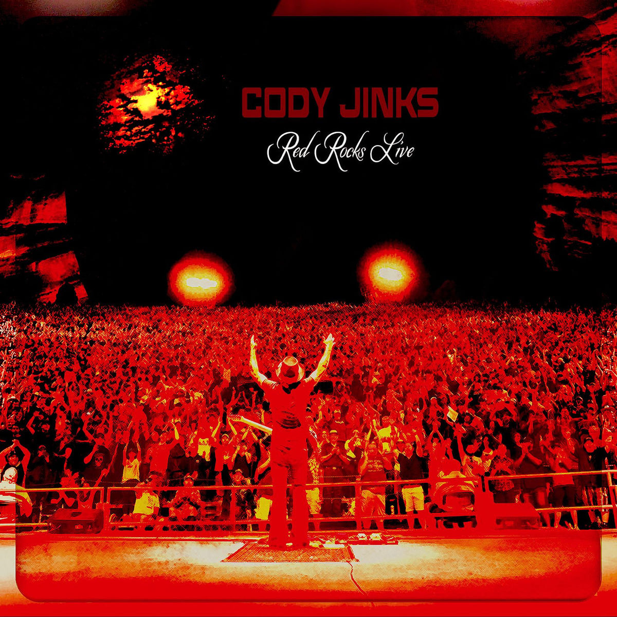 Cody Jinks – Red Rocks Live vinyl cover