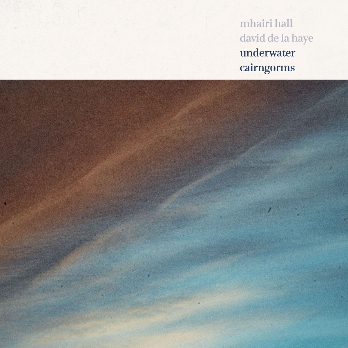 Mhairi Hall – Underwater Cairngorms vinyl cover