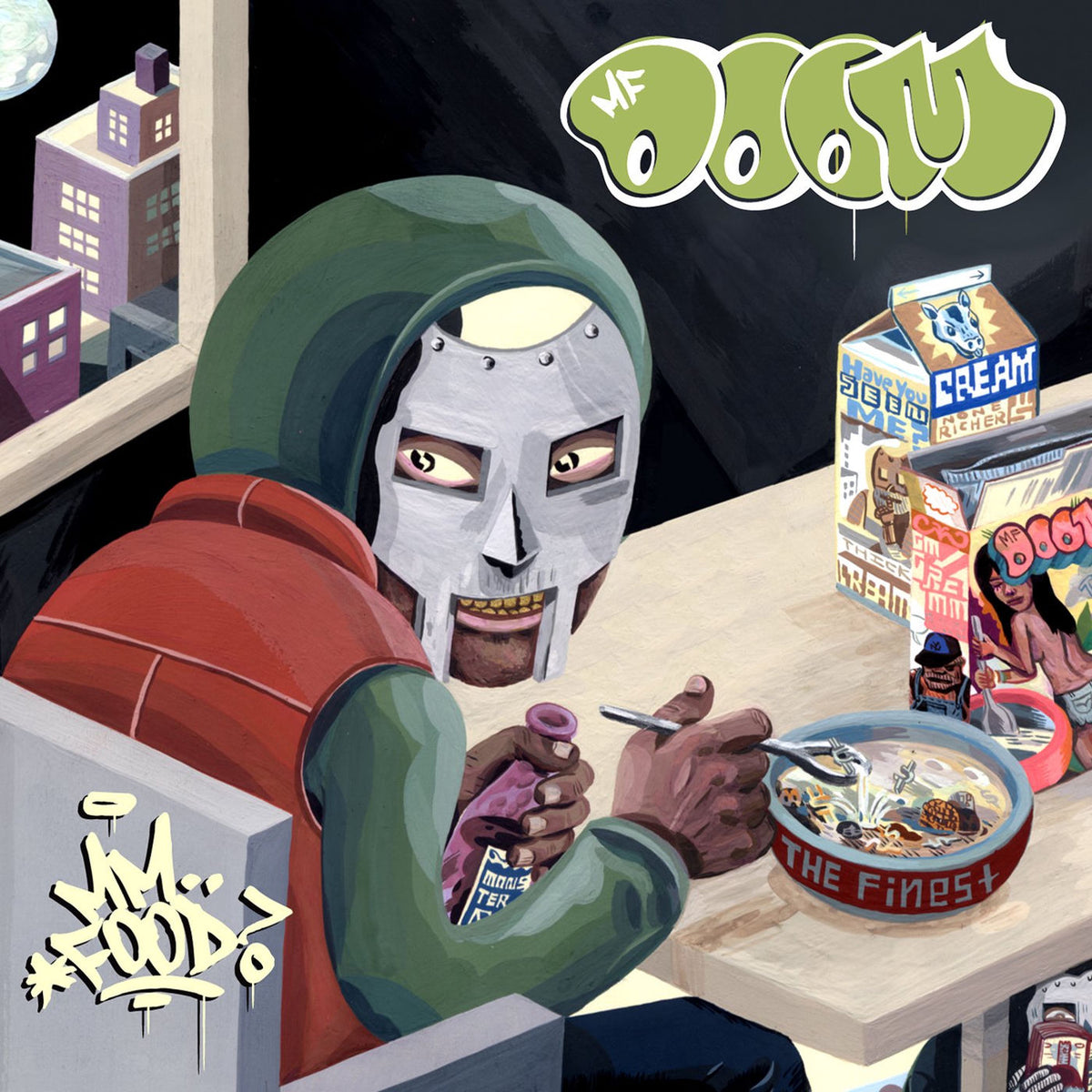 Mf Doom – Mm..Food (20TH ANNIVERSARY EDITION - SWEETART COLOURED VINYL) vinyl record cover