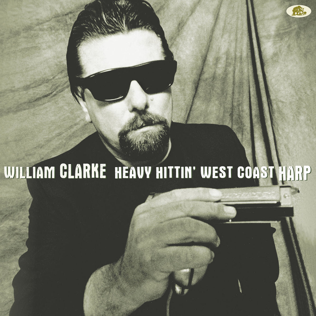 William Clarke – Heavy hittin' west coast harp vinyl record cover