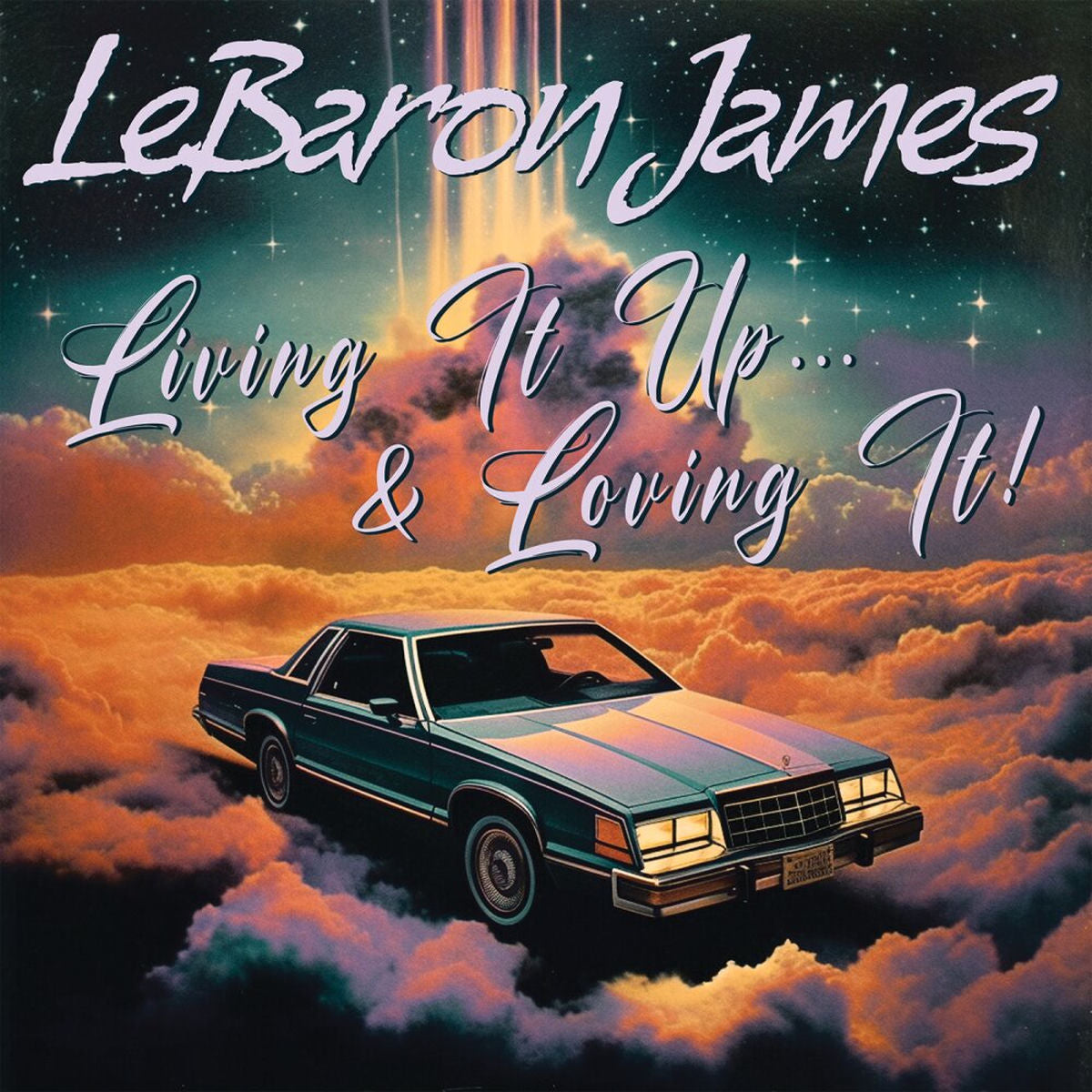 Lebaron James – Living It Up & Loving It [LP] vinyl record cover