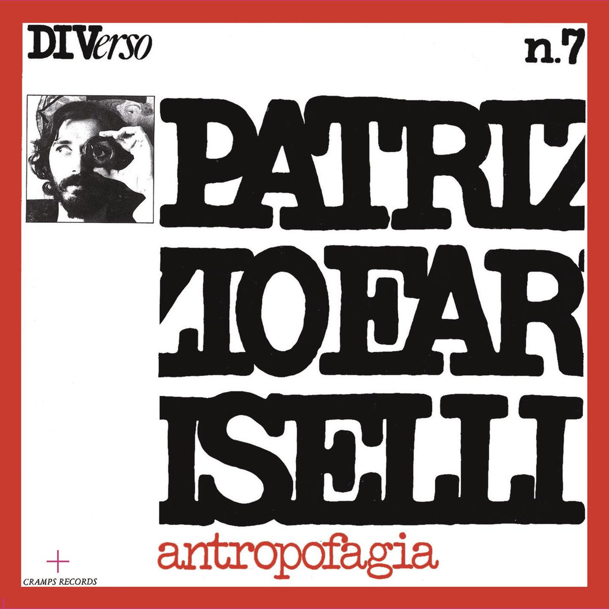 Patrizio Fariselli – Antropofagia [LP] (RED 180 GRAM VINYL, IMPORT) vinyl record cover