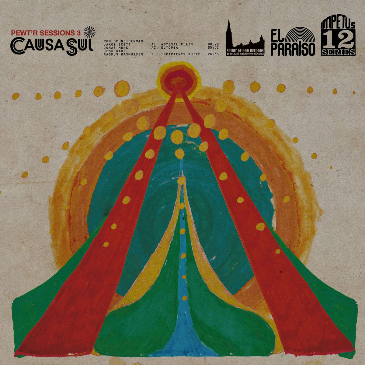 Causa Sui – Pewt'r Sessions 3 vinyl cover