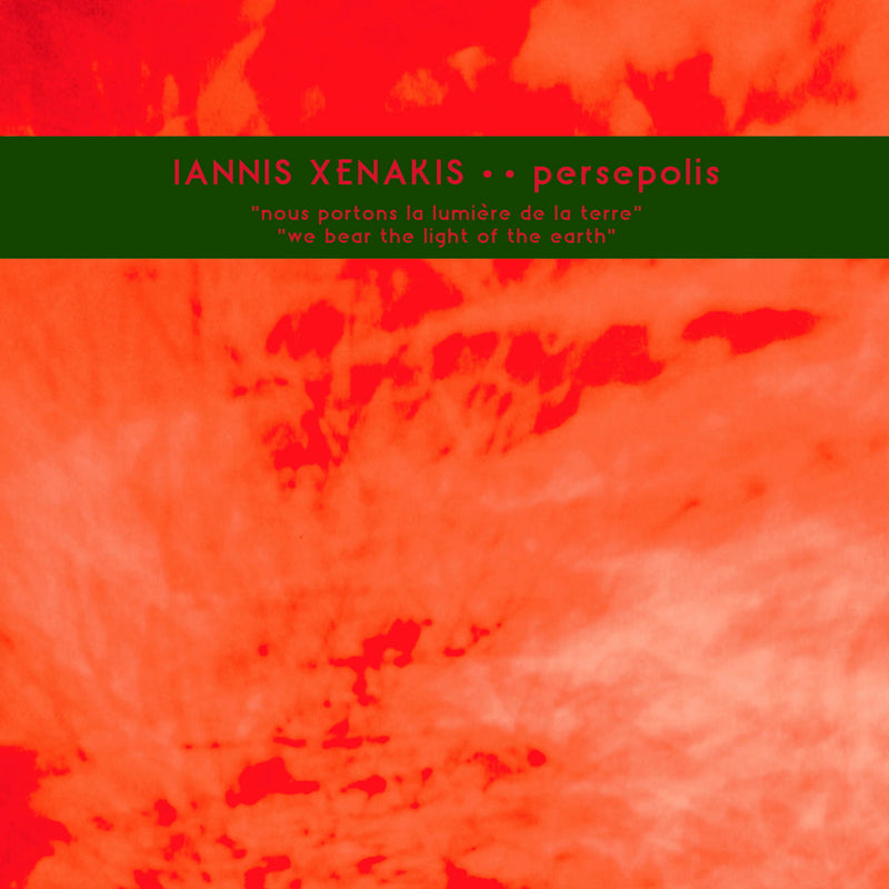 Iannis Xenakis – Persepolis vinyl record cover