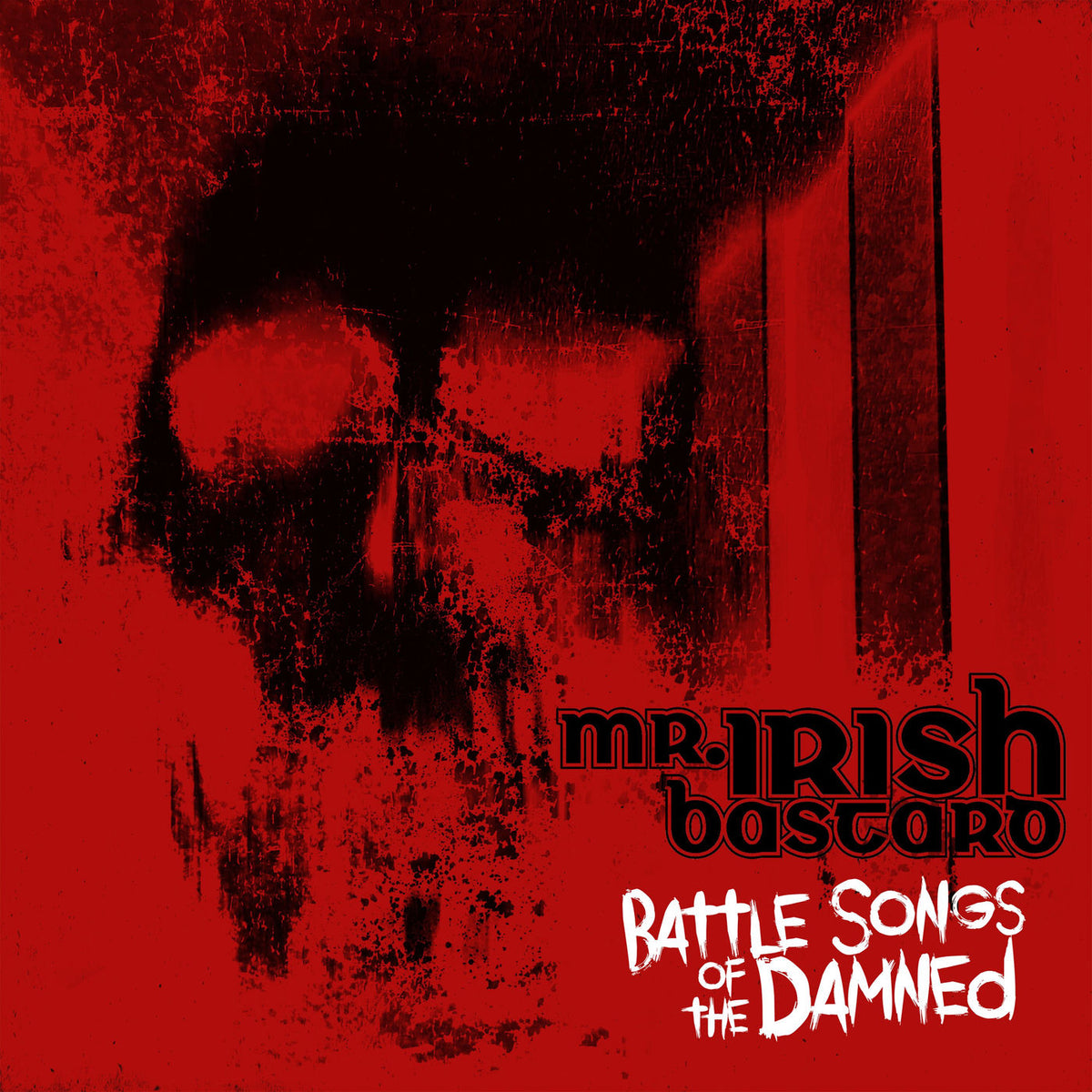 Mr. Irish Bastard – Battle Songs of the Damned vinyl record cover