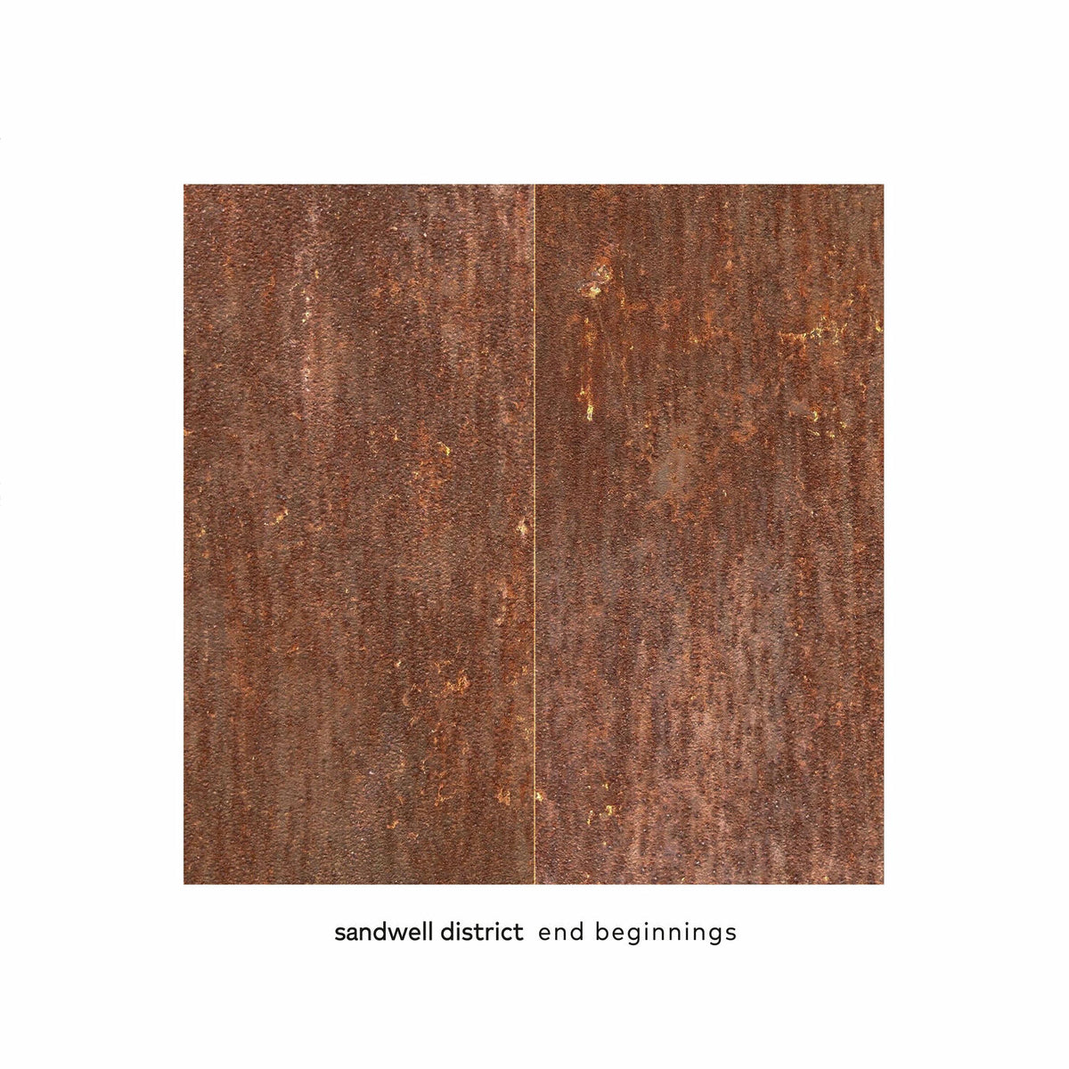 Sandwell District – End Beginnings vinyl record cover