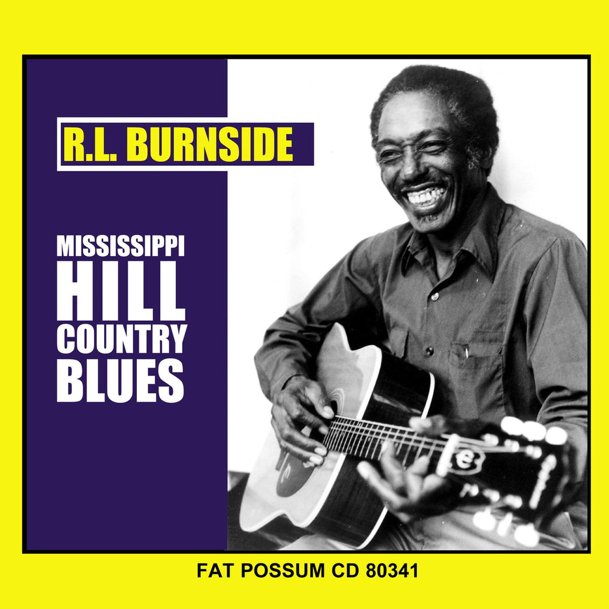 R.L. Burnside – Mississippi Hill Country Blues vinyl record cover