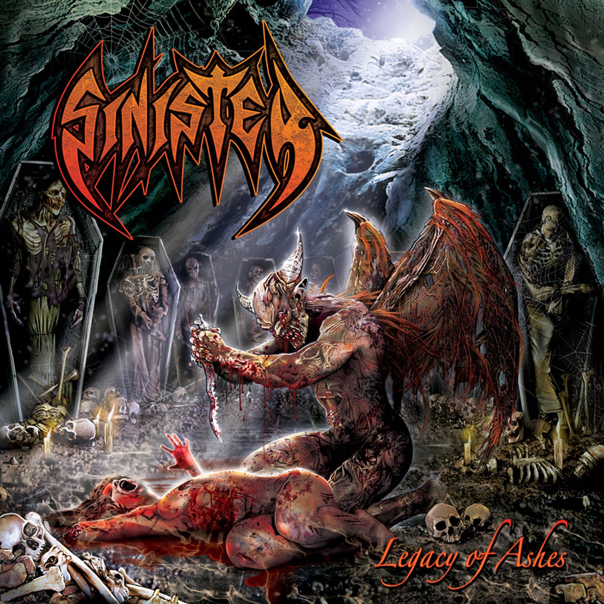 Sinister – Legacy Of Ashes vinyl record cover