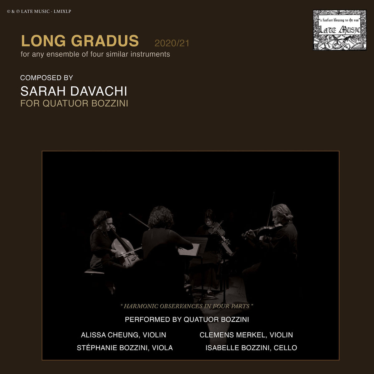 Davachi, Sarah – Long Gradus [2LP] (DOWNLOAD, 12 PAGE BOOKLET, GATEFOLD) — album cover