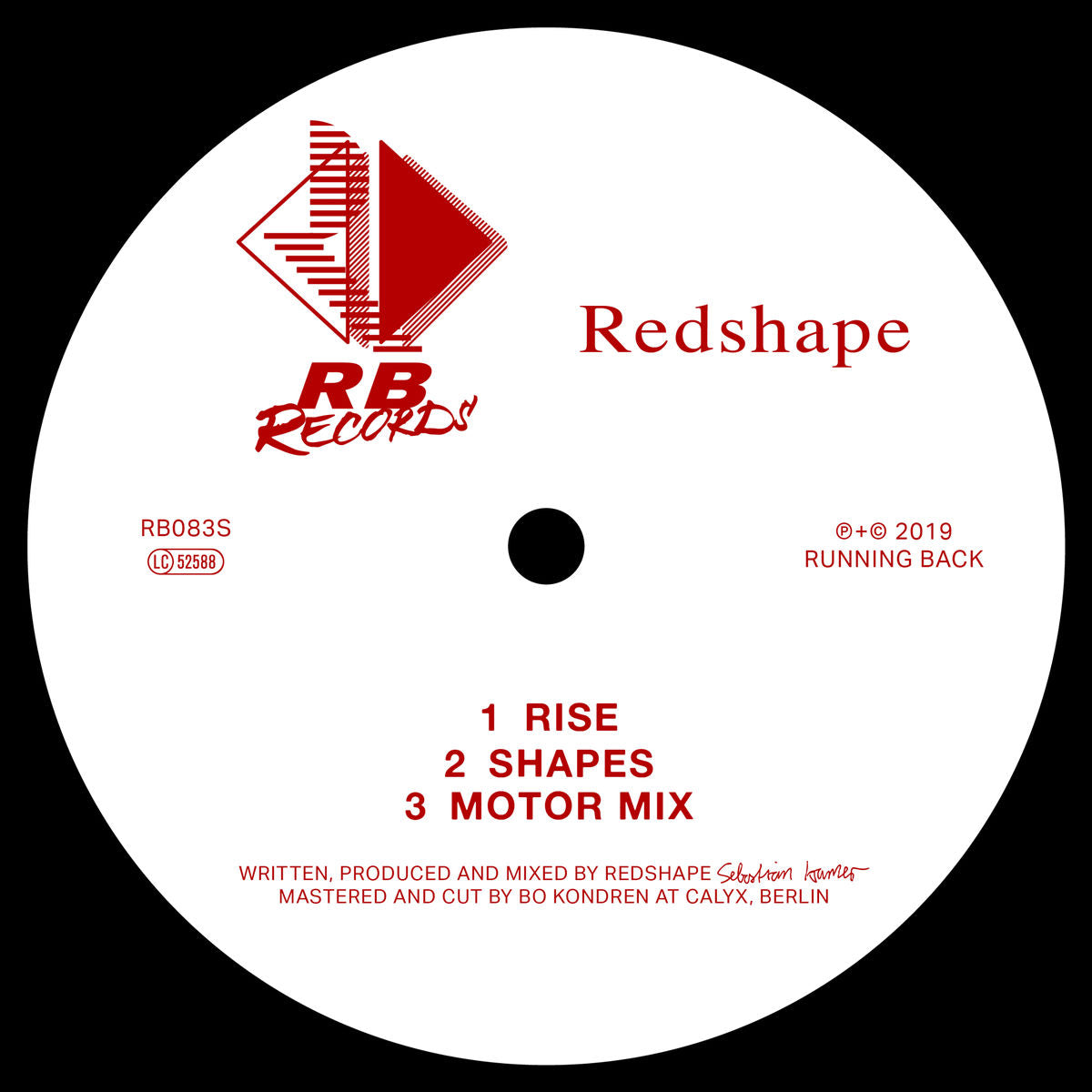 Redshape – Rise vinyl cover