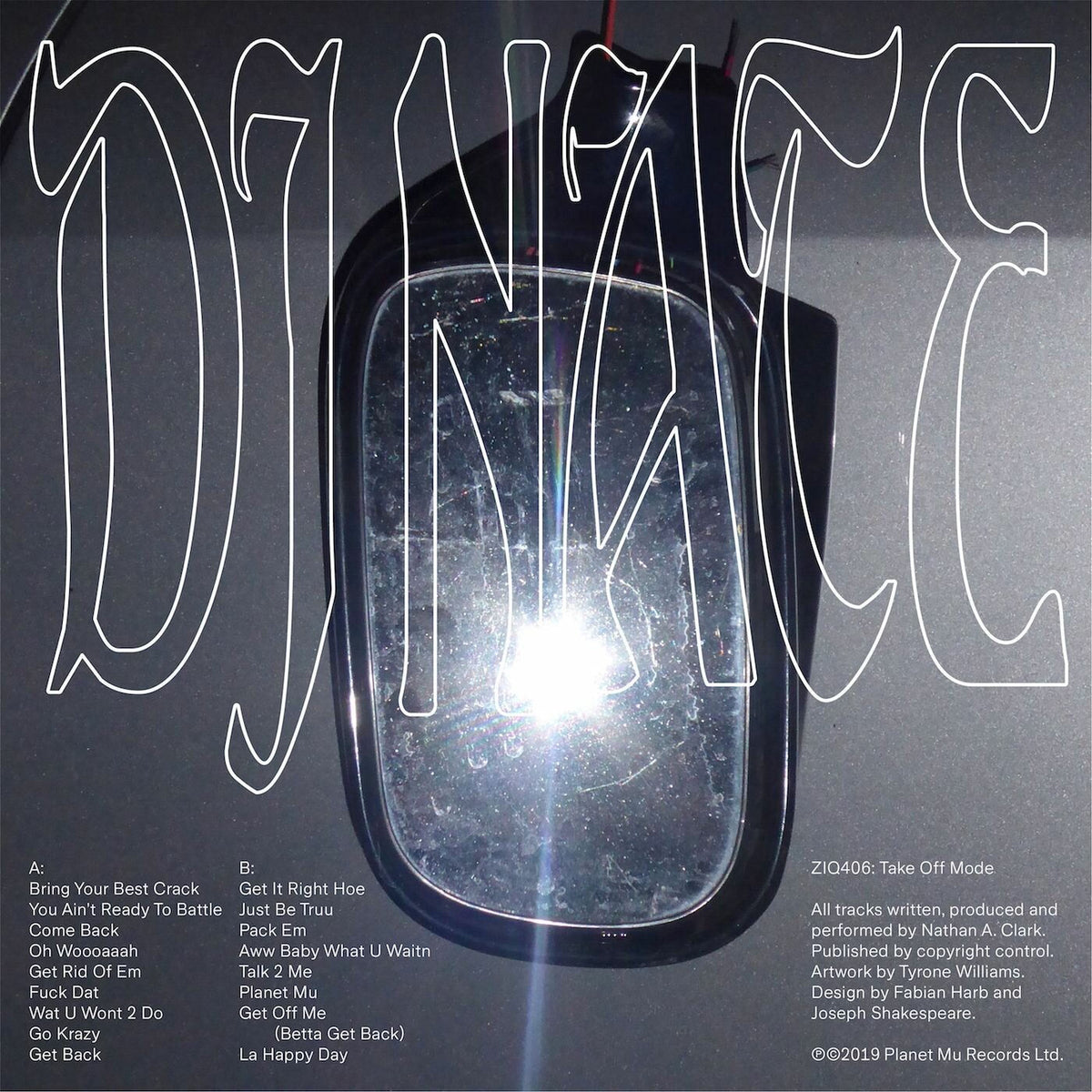 DJ Nate – Take Off Mode vinyl cover
