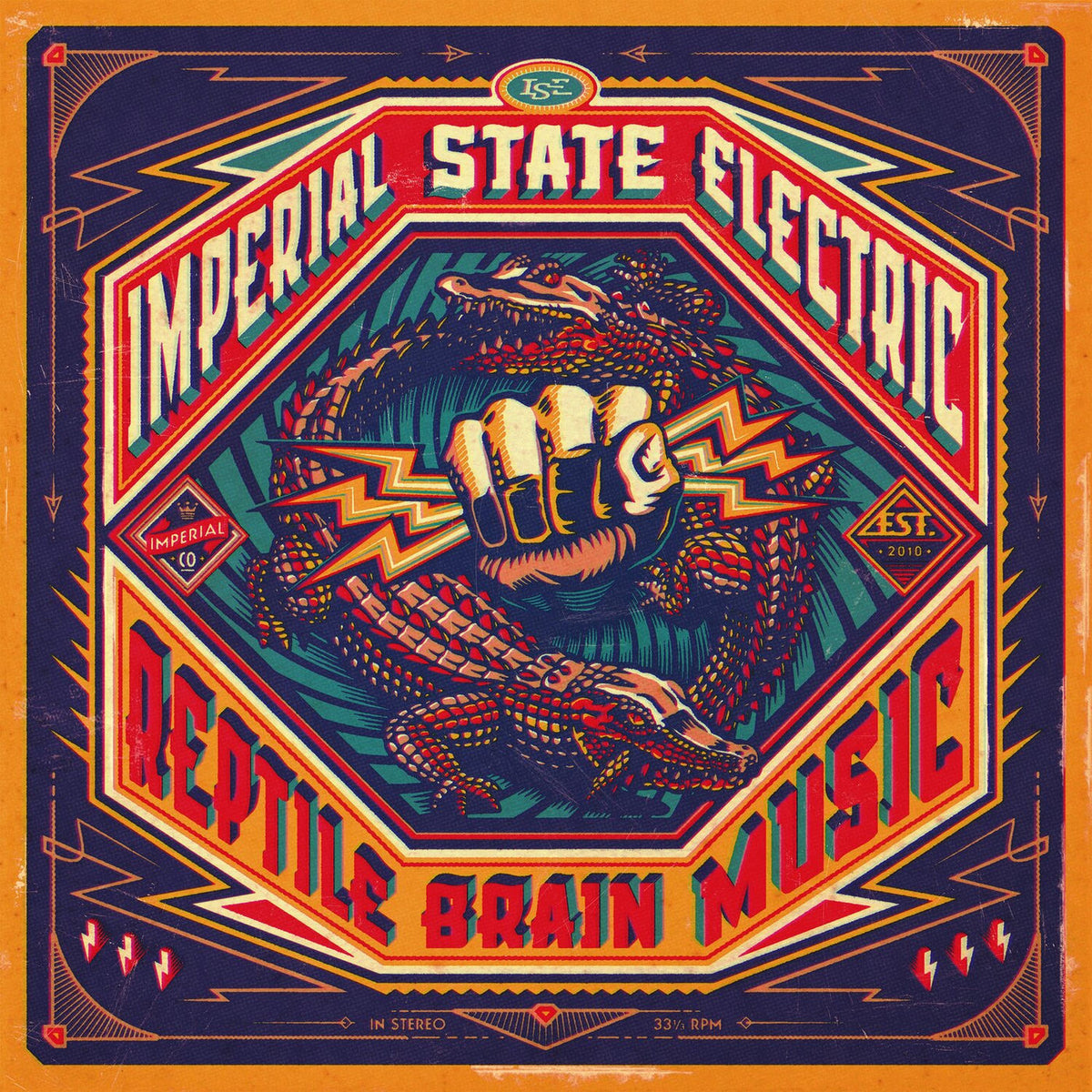 Imperial State Electric – Reptile Brain Music vinyl record cover