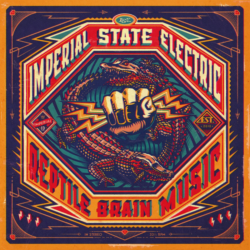 Imperial State Electric – Reptile Brain Music vinyl record cover