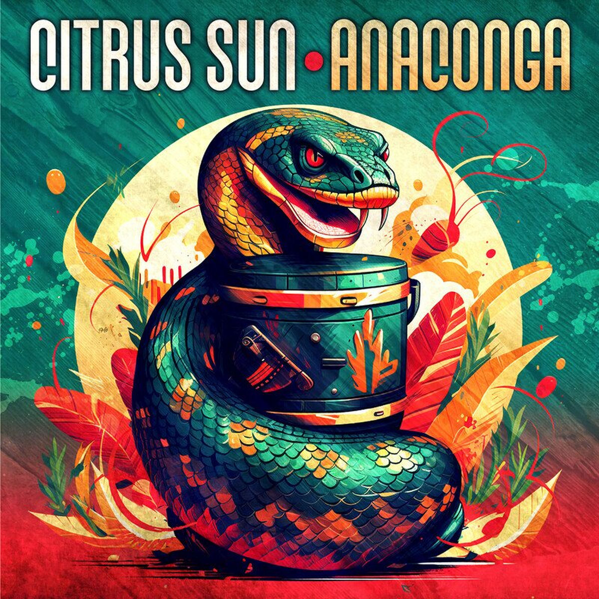 Citrus Sun – Anaconga vinyl record cover