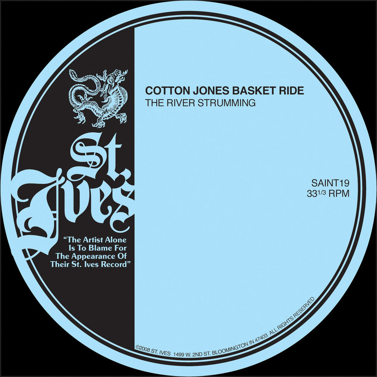 Cotton Jones – The River Strumming [LP] (180 GRAM) vinyl record cover