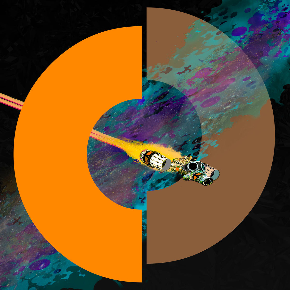Microwaves – Via Weightlessness vinyl record cover