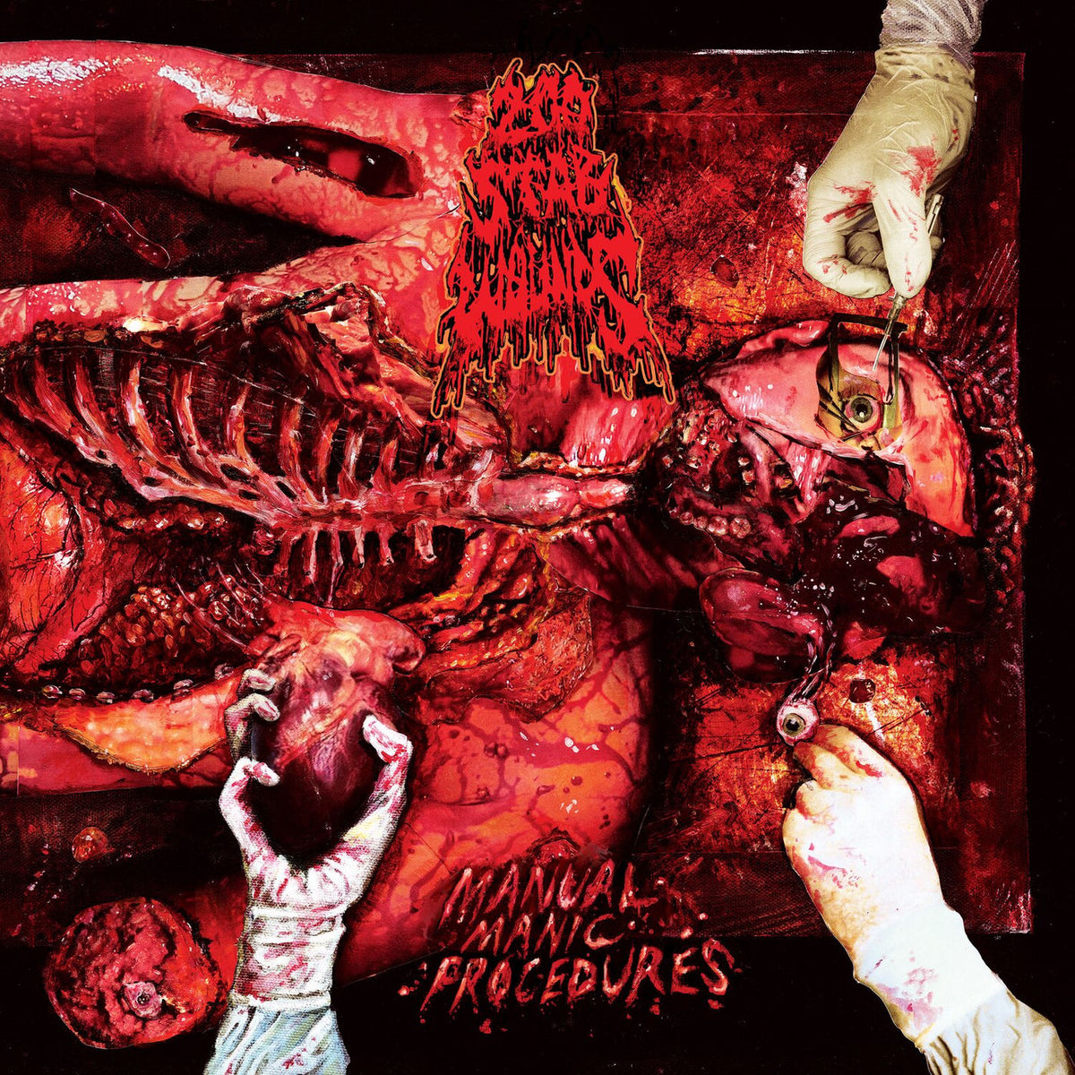 200 Stab Wounds – Manual Manic Procedures (Disfigured Face Vinyl) vinyl record cover