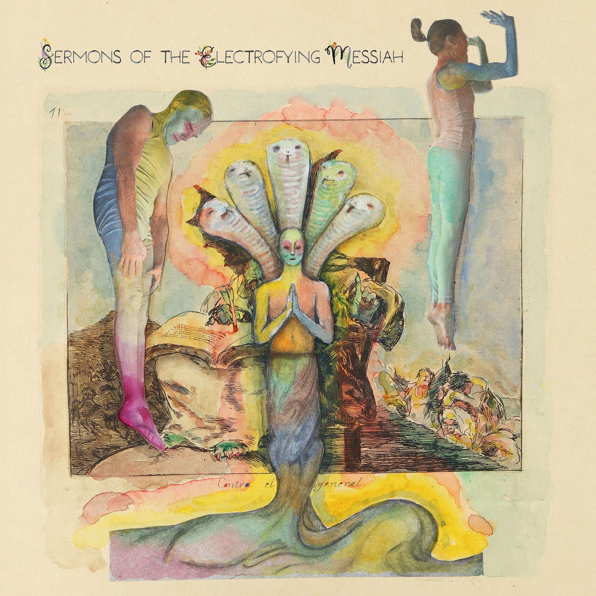 pdqb – Sermons of the Electrofying Messiah vinyl cover