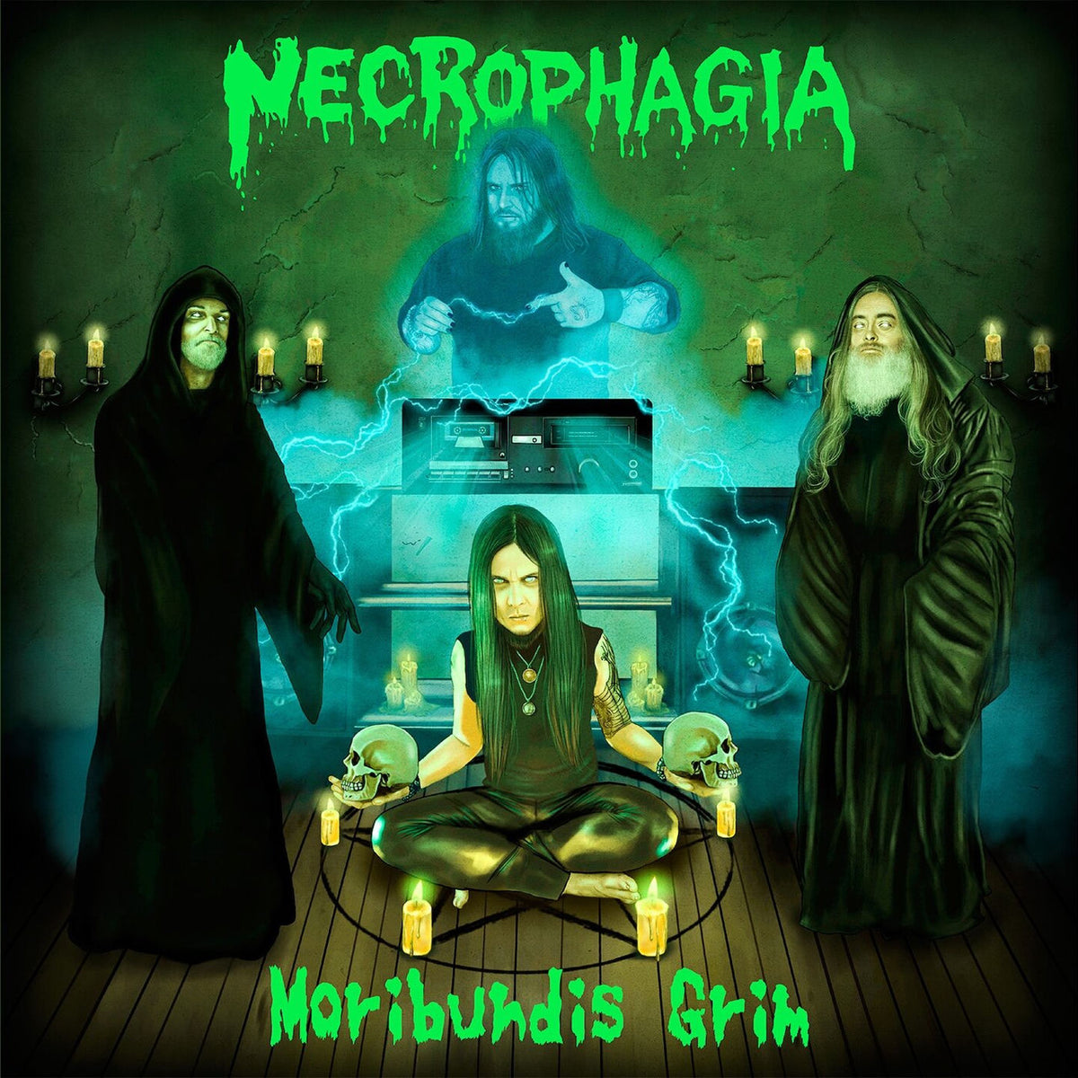 Necrophagia – Moribundis Grim vinyl record cover