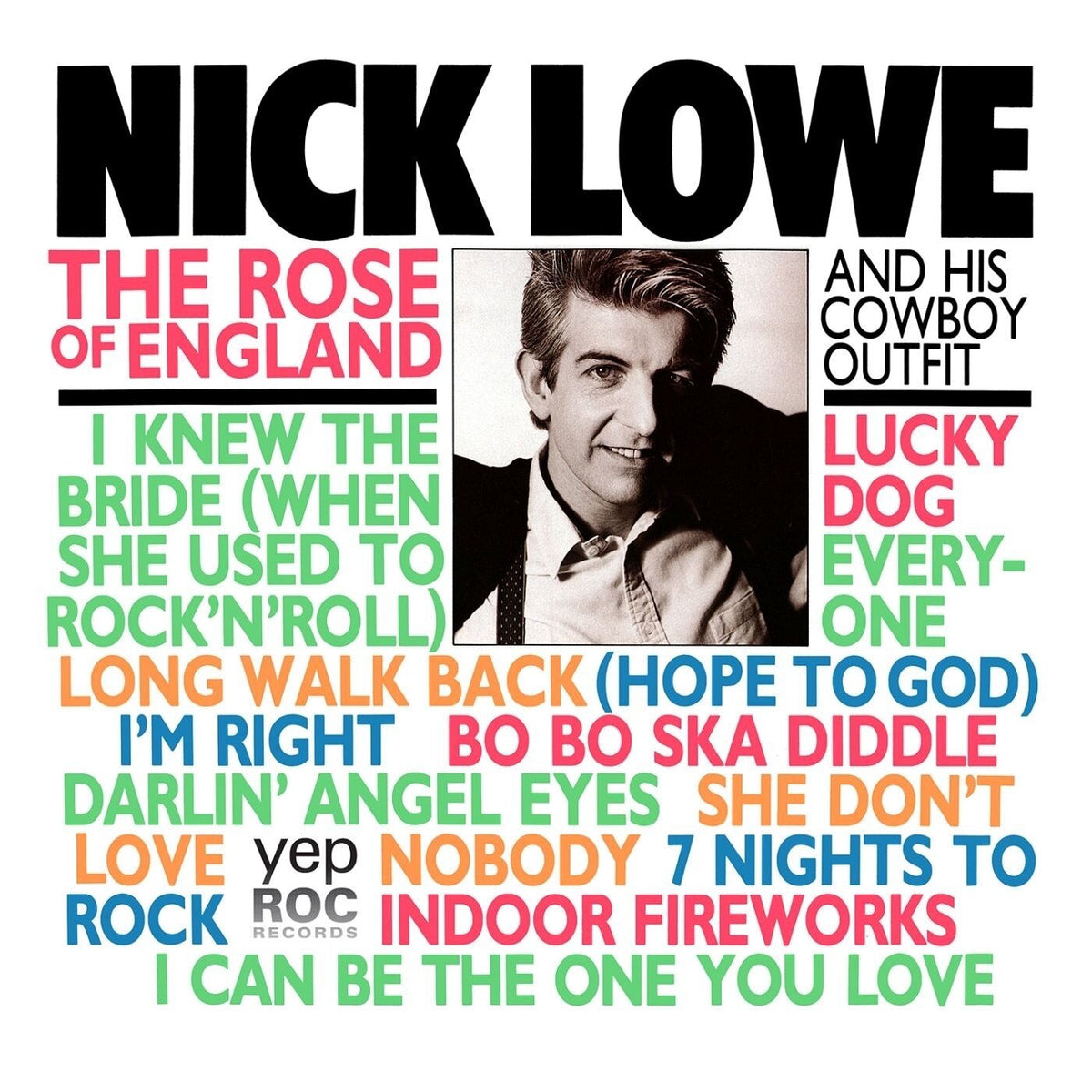 Nick Lowe – The Rose of England vinyl cover