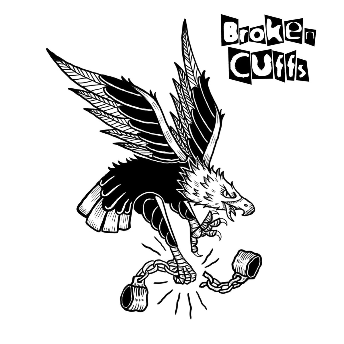 Broken Cuffs – Broken Cuffs vinyl record cover