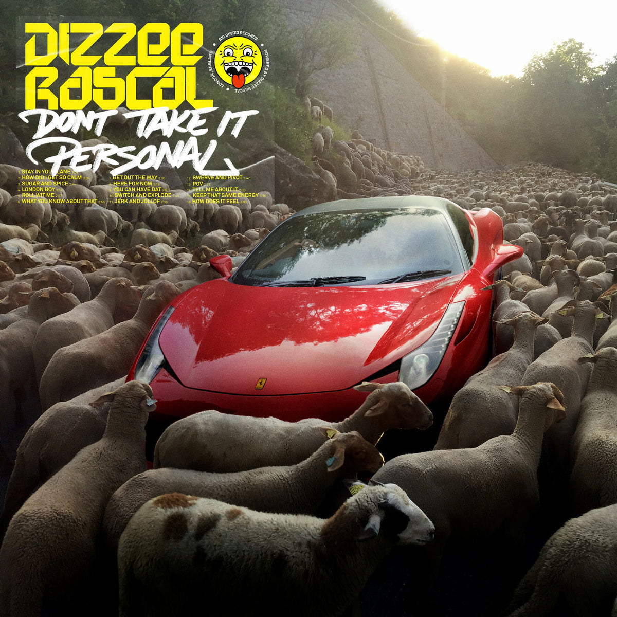 Dizzee Rascal – Dont Take It Personal (Limited Yellow & Red Splatter Coloured Vinyl) vinyl record cover
