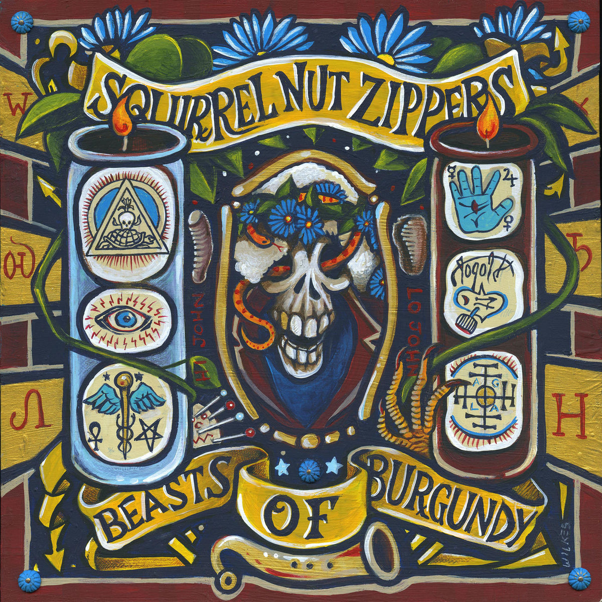 Squirrel Nut Zippers – Beasts Of Burgundy vinyl record cover