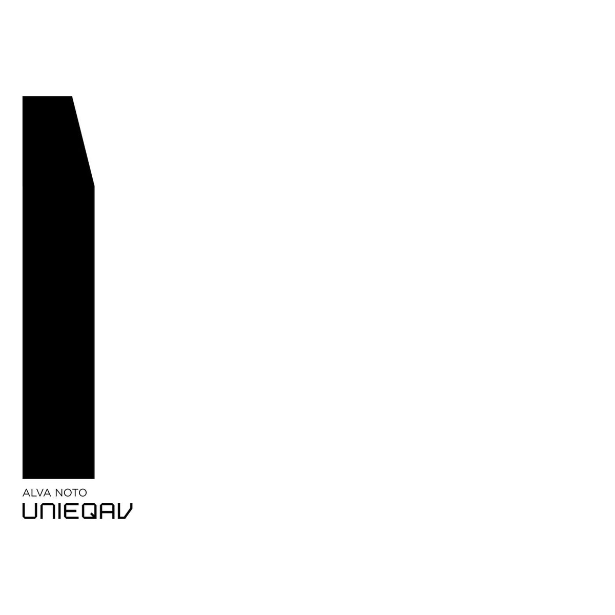 Alva Noto – Unieqav vinyl cover