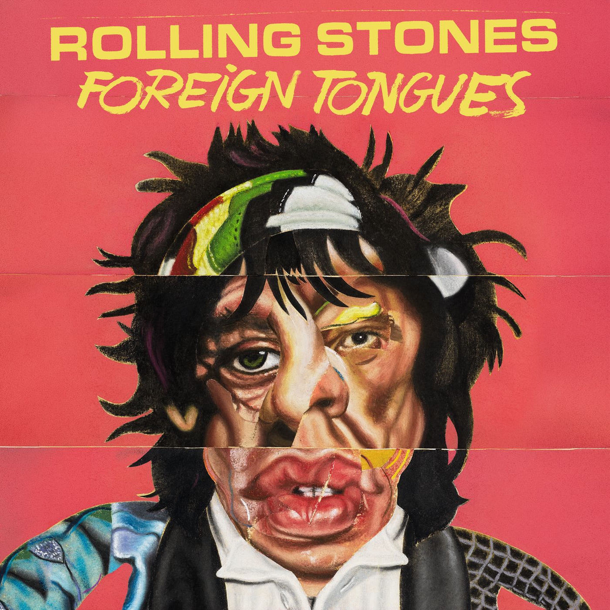 Rolling Stones – Foreign Tongues(Ultra Clear Vinyl) (Indies) (Coloured Vinyl / 2LP) vinyl record cover
