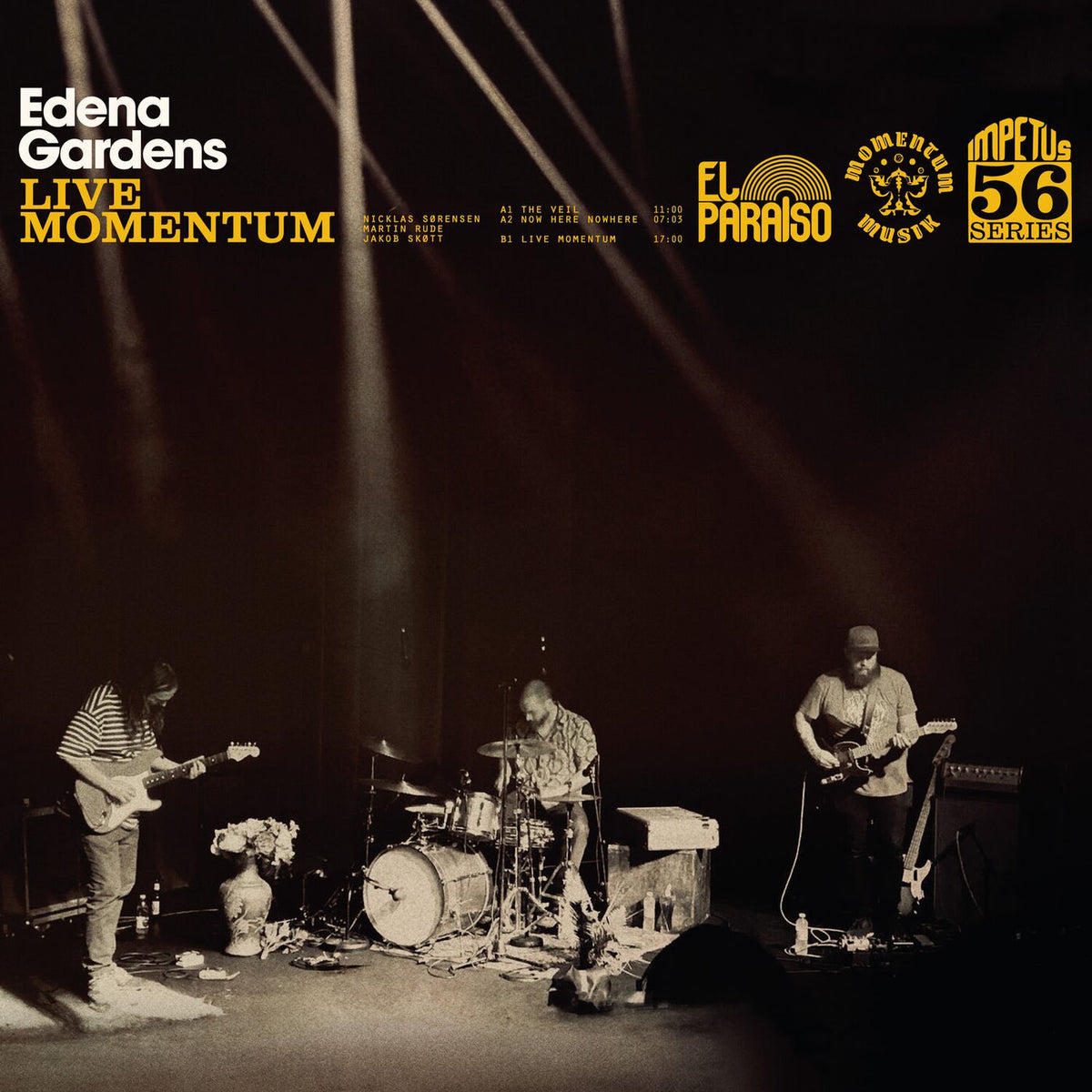 Edena Gardens – Live Momentum vinyl record cover