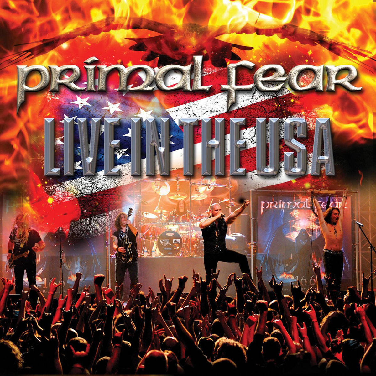 Primal Fear – Live in the USA vinyl record cover