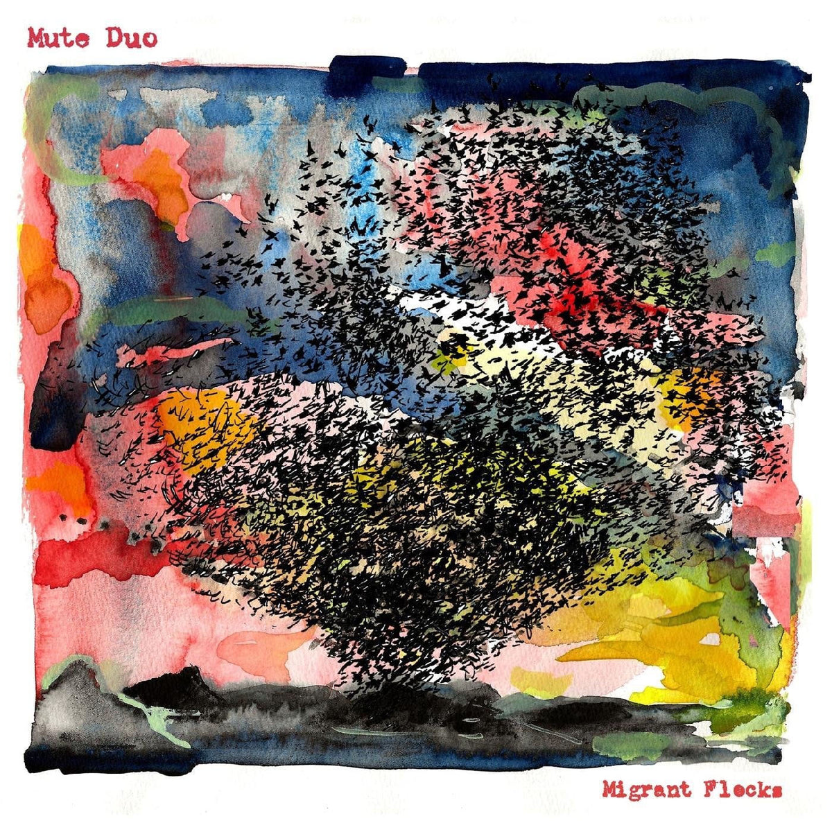 Mute Duo – Migrant Flocks vinyl cover