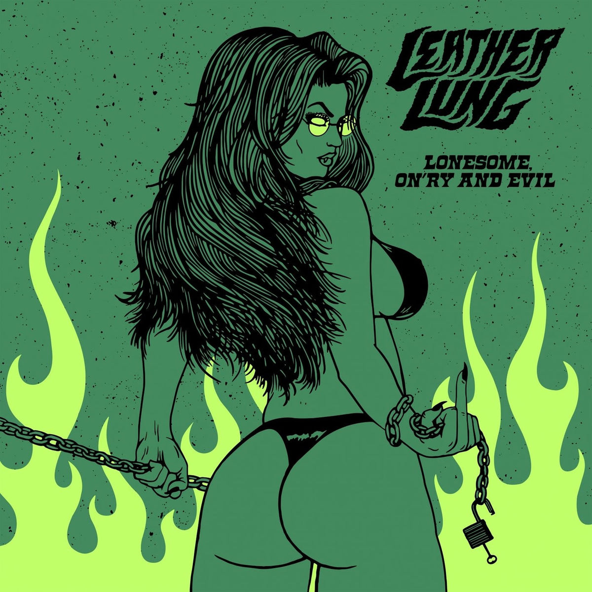 Leather Lung – Lonesome, On'Ry & Evil vinyl record cover