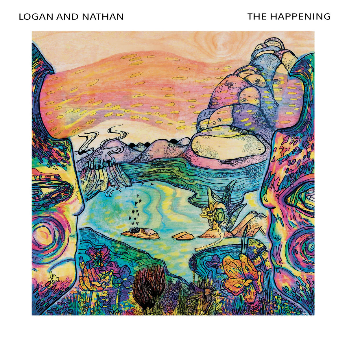 Logan and Nathan – The Happening vinyl record cover