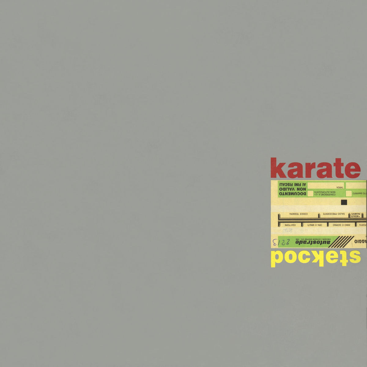 Karate – Pockets vinyl record cover