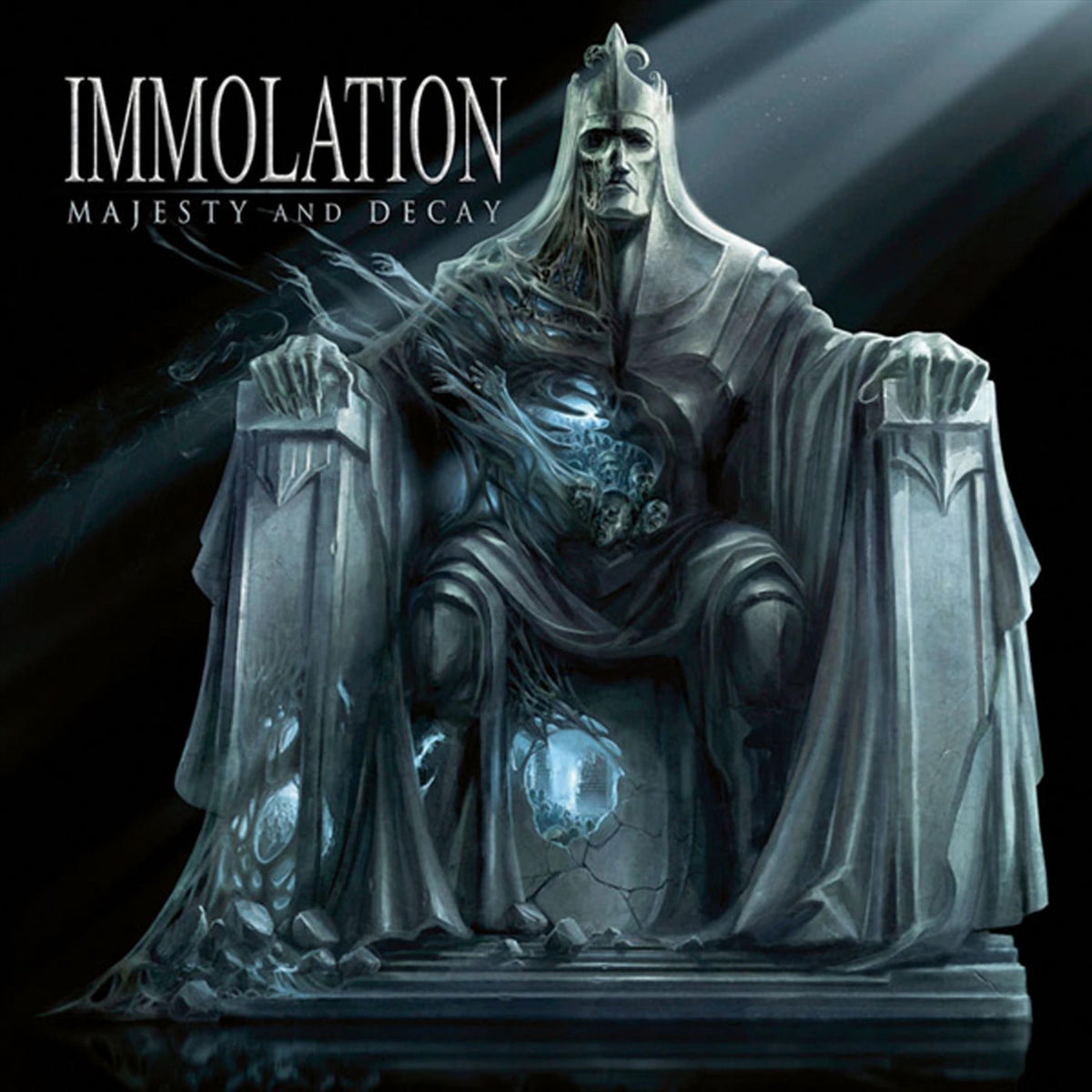 Immolation – Majesty and Decay (Transparent Blue LP In Gatefold Sleeve) — record image 1