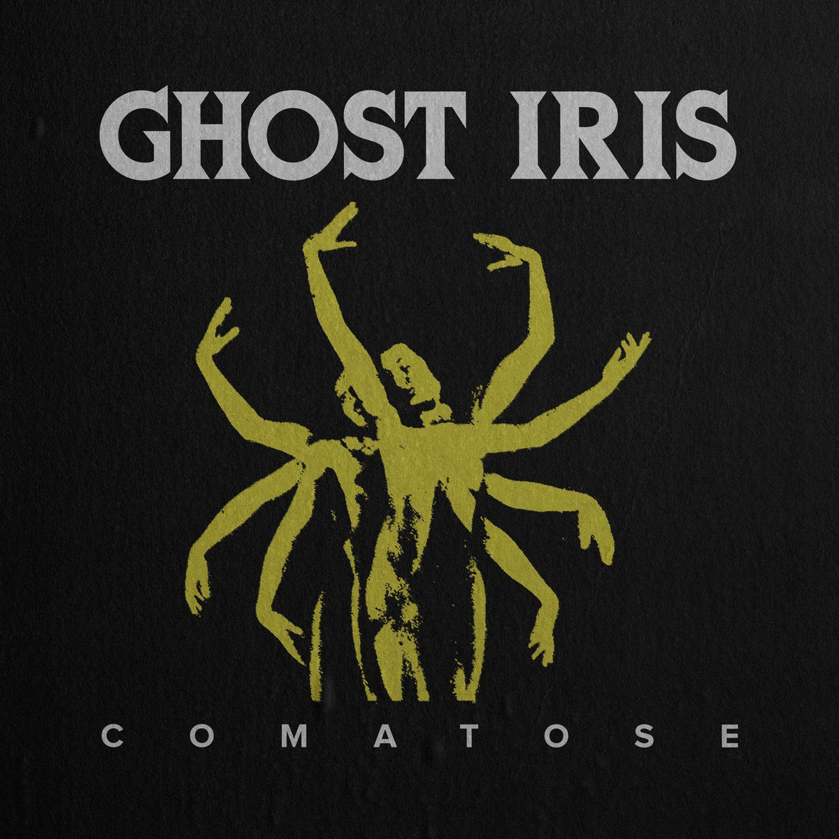 Ghost Iris – Comatose (YELLOW+WHITE SPLATTERED) vinyl record cover