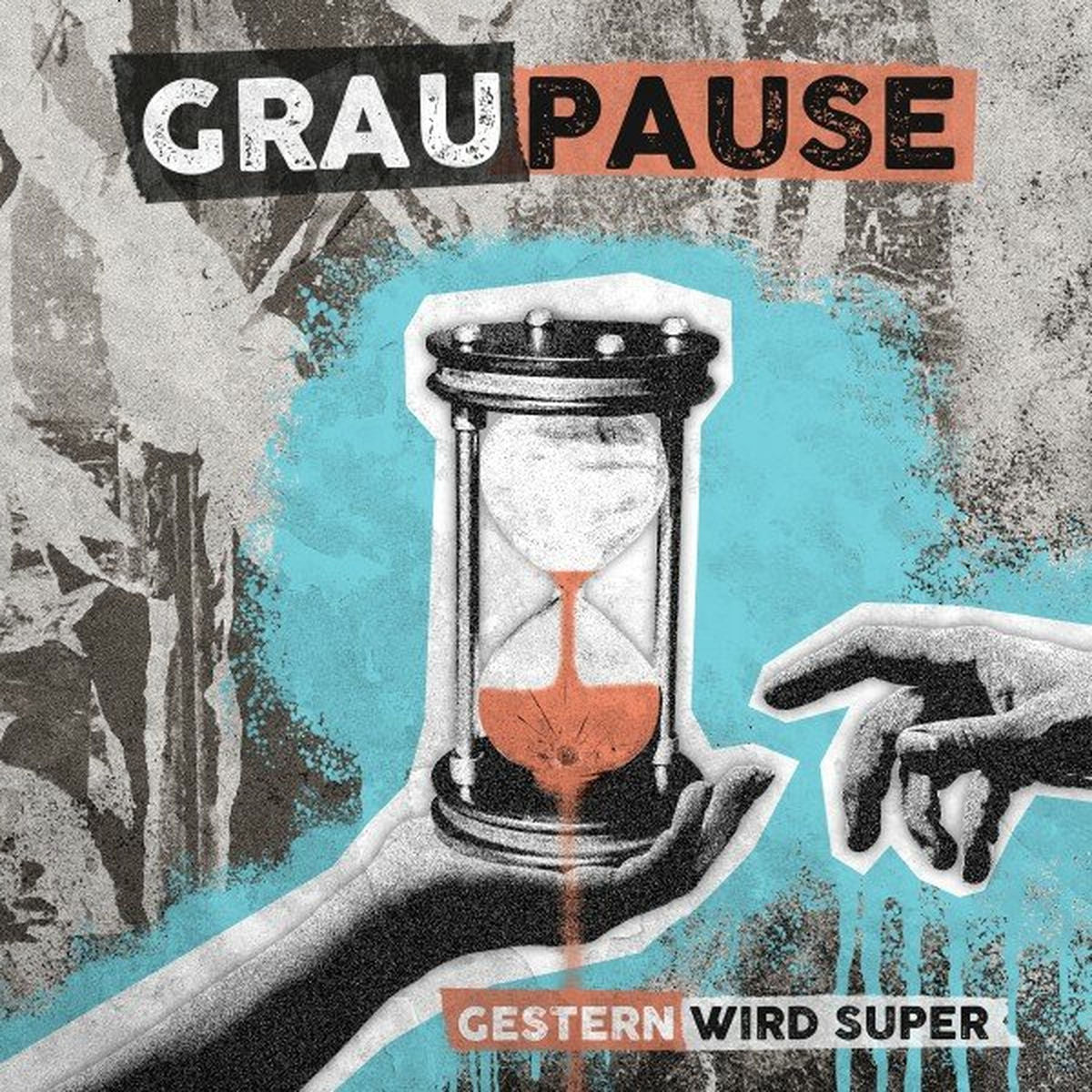 Graupause – Gestern Wird Super [LP] vinyl record cover