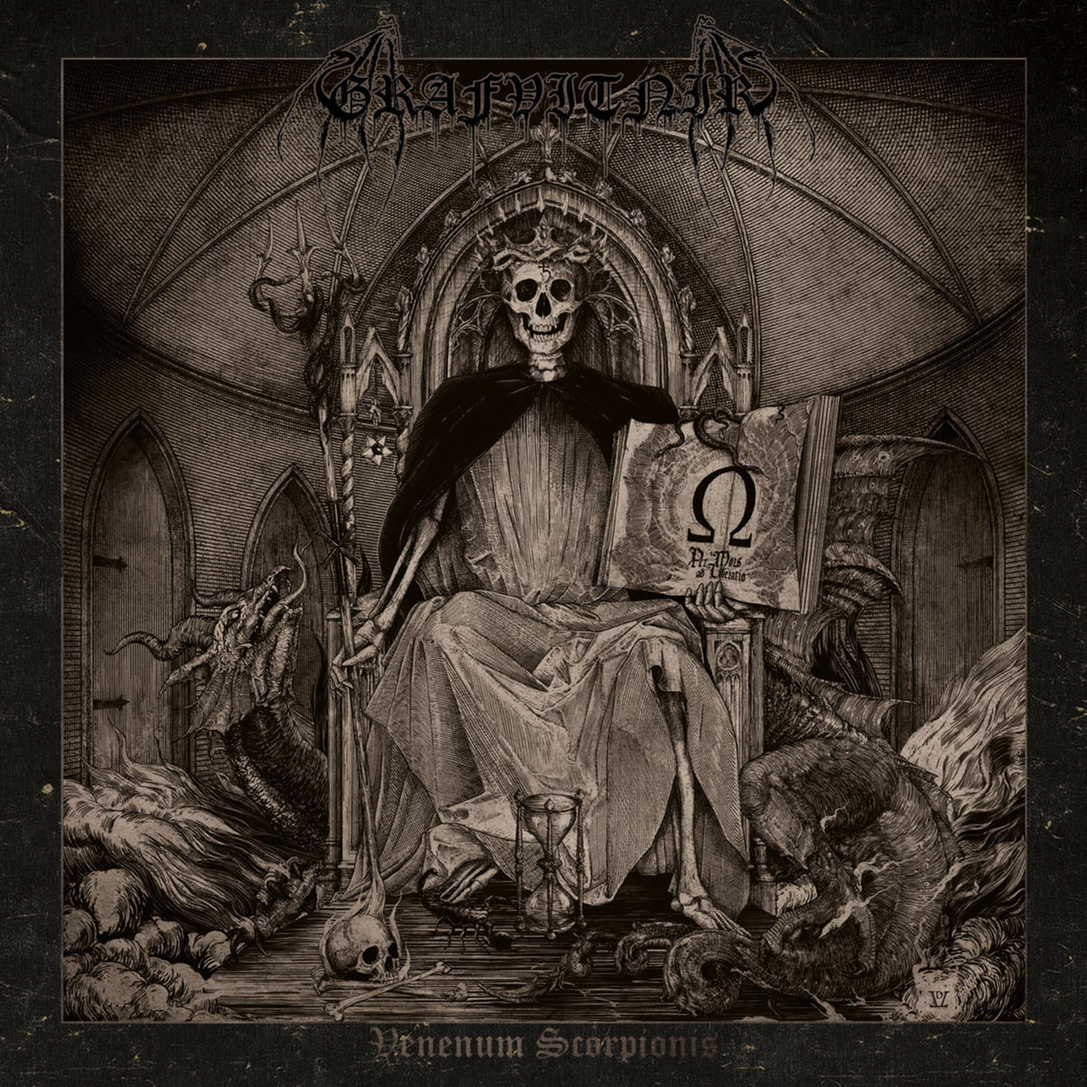 Grafvitnir – Venenum Scorpionis vinyl record cover