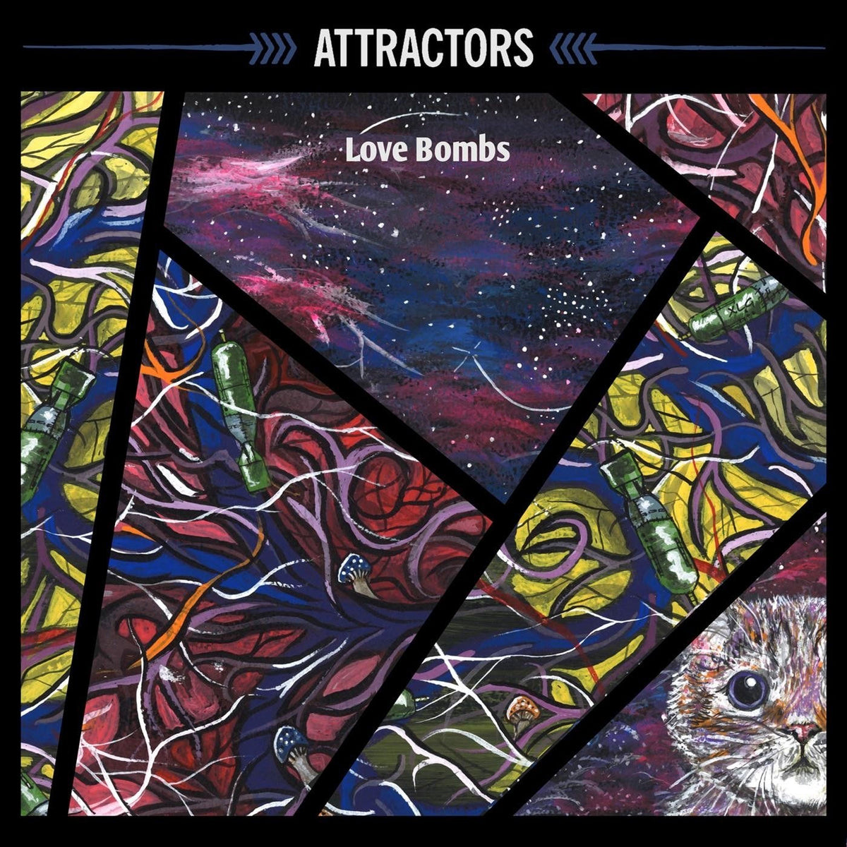 Attractors – Love Bombs vinyl cover