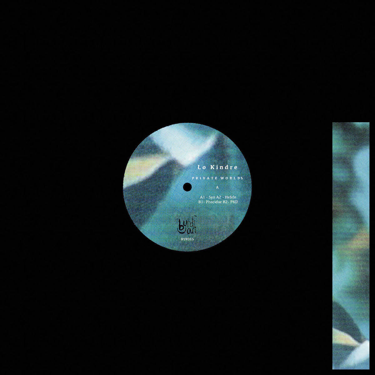 Lo Kindre – Private Worlds vinyl cover