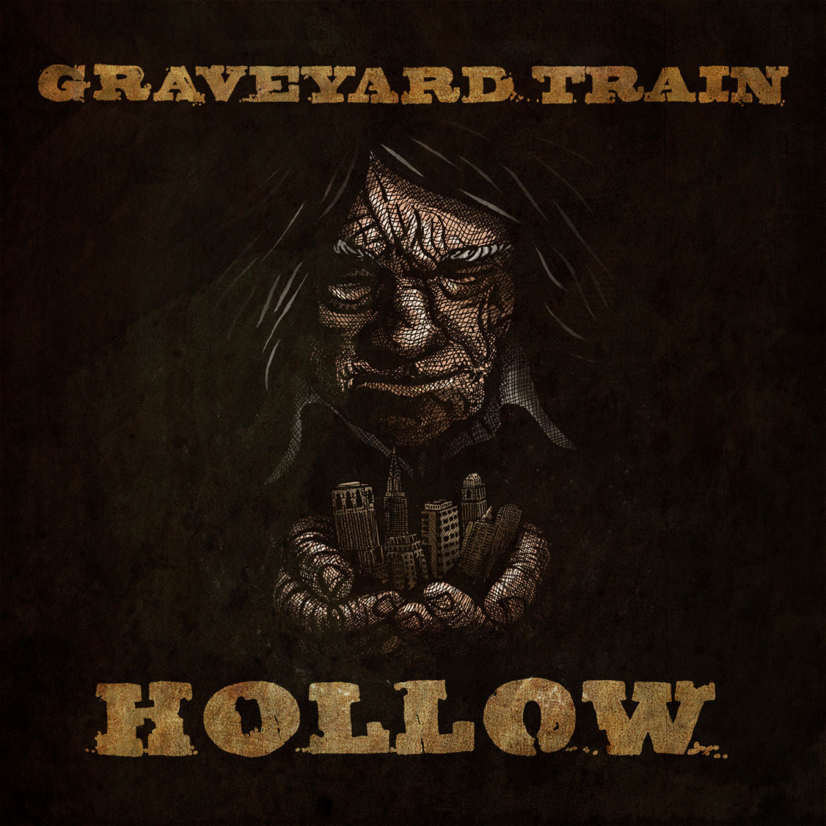 Graveyard Train – Hollow vinyl record cover