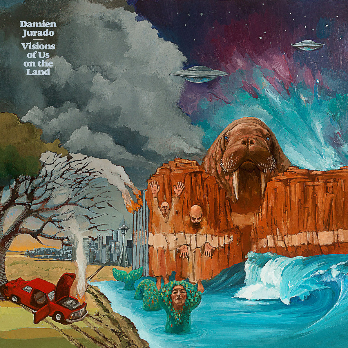 Damien Jurado – Visions of Us On the Land vinyl record cover